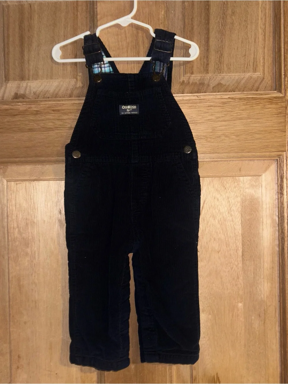OshKosh navy blue Corduroy Overalls for Kids size 12-18 M